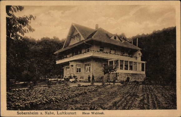 Ak Bad Sobernheim an der Nahe, Blick auf Haus Waldeck