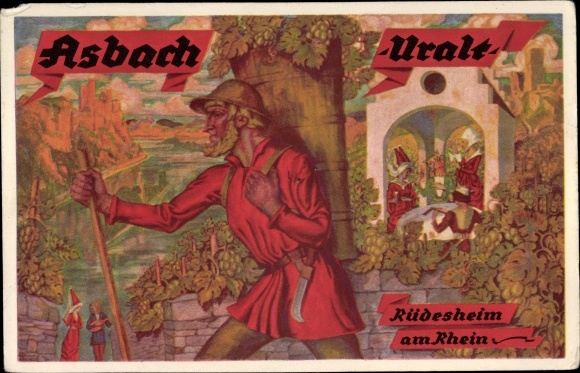 Artist PC Rüdesheim am Rhein, Asbach Uralt, brandy