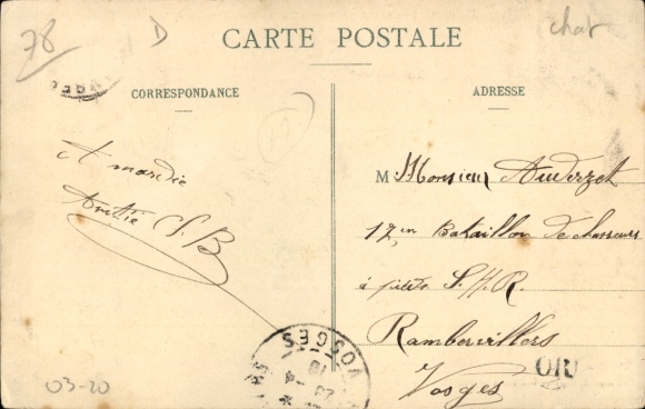 Postcard Rochefort and Yvelines, Castle