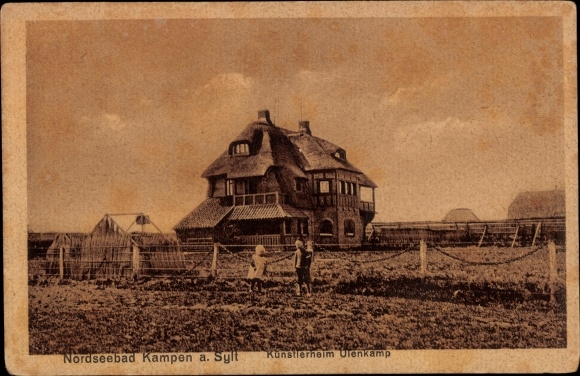 Ak Nordseebad Kampen op Sylt, zicht op het kunstenaarshuis Ulenkamp
