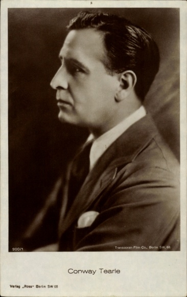 Ak Schauspieler Conway Tearle, Seitenportrait