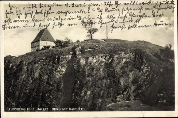 PC Landsberg im Saalekreis, mountain with chapel