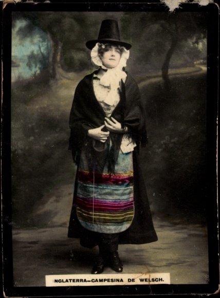 Photo Wales, Campesina de Welsch, Welsh woman, portrait