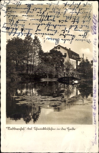 Postcard Tostedt in Lower Saxony, Pension and Restaurant Neddernhof
