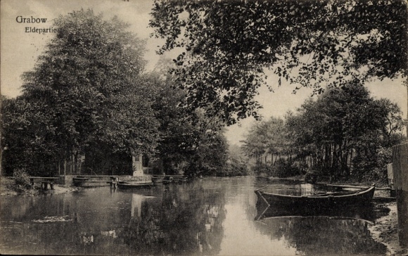 Ak Grabow in Mecklenburg, an der Elde