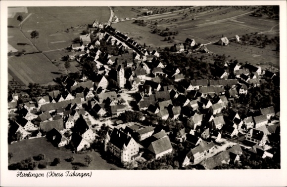 Ak Hirrlingen in Württemberg, Fliegeraufnahme