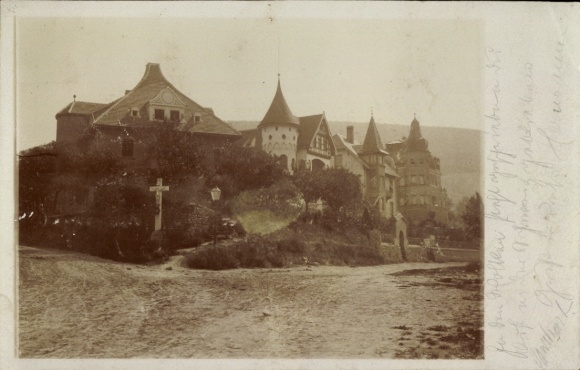 Photo Postcard Lauter Bernsbach in the Ore Mountains Saxony, town view
