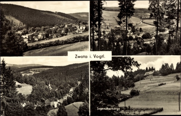 Ak Zwota Klingenthal in Vogtland Sachsen, jeugdherberg