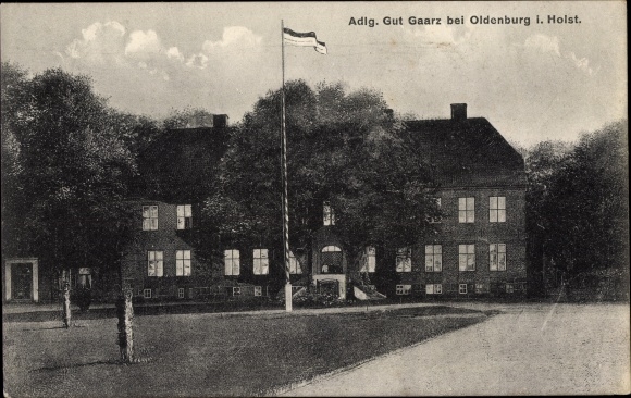Postcard Göhl in Ostholstein, noble estate Gaarz