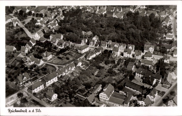 Ak Reichenbach an der Fils Württemberg, luchtfoto