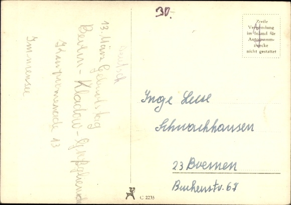 Postcard actor Carl Raddatz, portrait with hat, Film Photo Verlag G 199