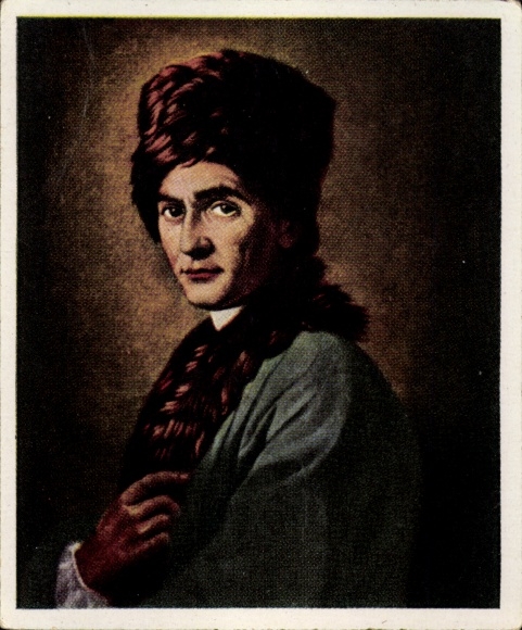 Collector's picture The Greats of World History Group 5 No. 100 Jean Jacques Rousseau