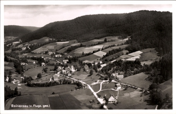 Ak Reinerzau Alpirsbach im Schwarzwald, Fliegeraufnahme