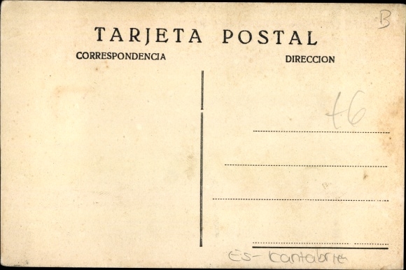 Postcard Santander Kantabrien Spanien, Calle de Calderón de la Barca