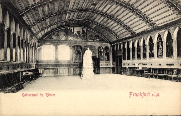 Ak Frankfurt am Main, Kaisersaal im Römer