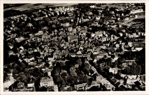 Postcard Lennep Remscheid in the Bergisches Land, aerial photograph