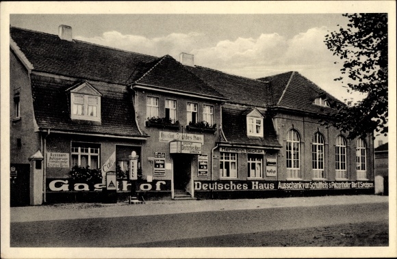 KP Gerwisch Biederitz Jerichower Land, Gasthof Deutsches Haus, właściciel Hermann Becker