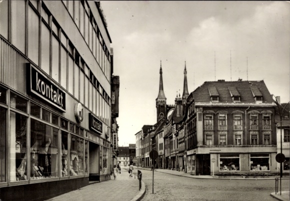 Ak Köthen in Anhalt, Am Holzmarkt