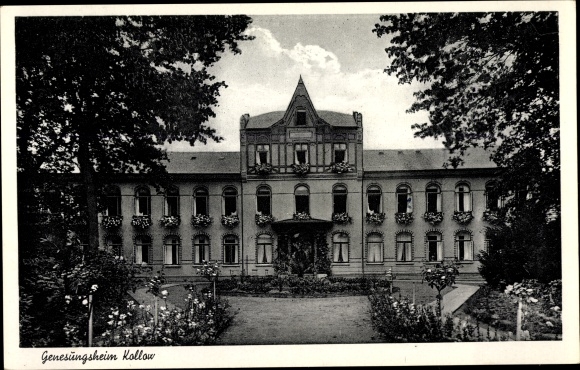 Ak Kollow in Lauenburg, kuuroord, herstellingsoord, park