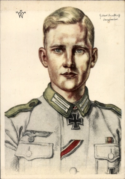 Artysta KP Willrich, Wolfgang, odznaczony Krzyżem Rycerskim Kapral Brinkforth, VDA E 14