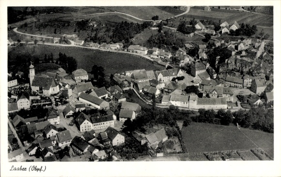 Ak Laaber in der Oberpfalz, Fliegeraufnahme
