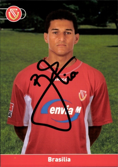 Autogrammkarte Fußballer Brasilia, Energie Cottbus, Autogramm