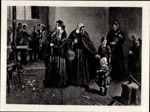 Collective picture history of the German workers&#39; movement Part II Picture 34, women of striking workers