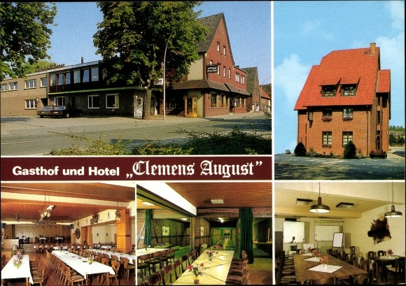 PC Davensberg Ascheberg in Münsterland, inn and hotel Clemens August, interior views