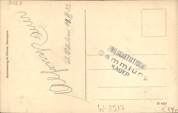 Postcard Sankt Ottilien Eresing in Upper Bavaria, Archabbey of Saint Ottilien
