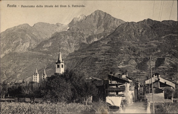 Ak Aosta Aostatal, Panorama dalla Strada del Gran S. Bernardo
