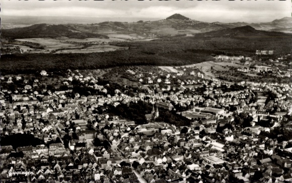 Postcard Göppingen in Württemberg, aerial photograph