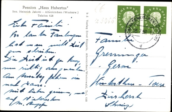 PC Altenkirchen im Westerwald, Pension Haus Hubertus