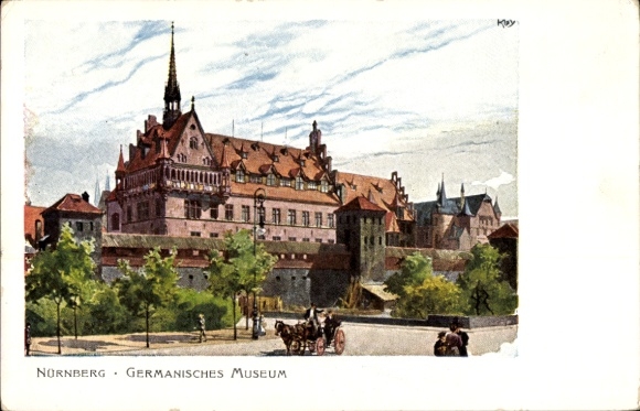 KP artystyczna Kley, Heinrich, Norymberga, Germanisches Museum, rocznicowa wystawa państwowa 1906