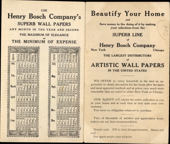 Folder Henry Bosch Company Superb Wall Papers, Artistic Wall Papers, behangen kamer