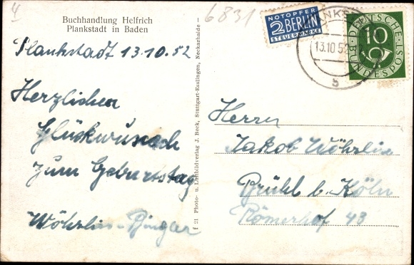 KP Plankstadt w Palatynacie Elektoratu Badenii, kościoły, częściowy widok