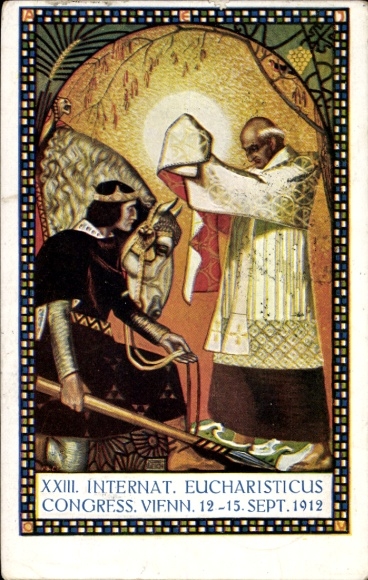 Artist Postcard Vienna, 23rd International Eucharistic Congress 1912