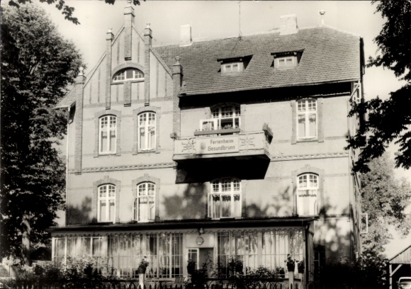 Postcard Plau am See Mecklenburg, FDGB recreation home Gesundbrunn