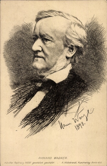 Künstler AK Weyl, Hans, Richard Wagner, Portrait