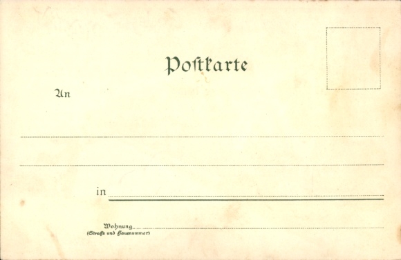 Chromo-Litho Dortmund in the Ruhr area, king with beer mug in locomotive, passengers, waiter, Kaiserhalle