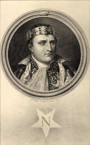Postcard Emperor Napoleon Bonaparte, portrait