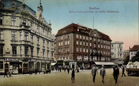 KP Bytom Beuthen Górny Śląsk, Kaiser Franz Josef-Platz, Coffee Hindenburg