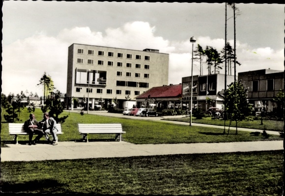 Ak Mittwald Espelkamp in Ostwestfalen Lippe, Breslauer Straße, Rathaus