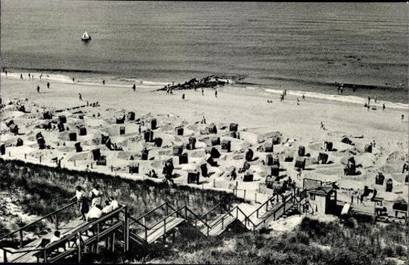 10 alte Ak Westerland auf Sylt, diverse Ansichten