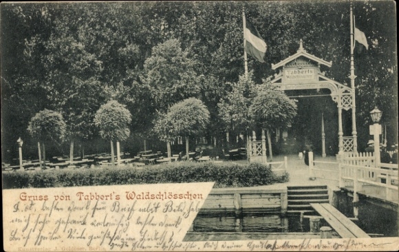 Ak Berlin Köpenick Oberschöneweide, Tabbert's Waldschlößchen