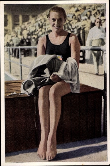 Collection picture Olympia 1932, Eleanor Holm, swimmer