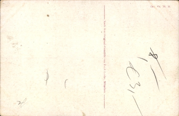 Postcard Rheingold, Richard Wagner, opera scene