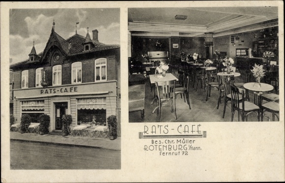 PC Rotenburg an der Wümme, Rats Cafe, interior view