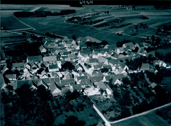 Photo Gülchsheim Hemmersheim Middle Franconia, aerial photograph