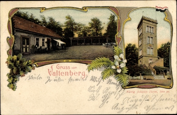 Passepartout PC Neukirch in der Lausitz, Valtenberg, king Johann Turm