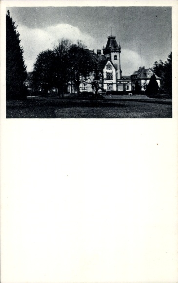 Postcard Sickendorf Lauterbach in Hessen, partial view